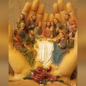 The Last Supper Character Hand-held Christian Religious.